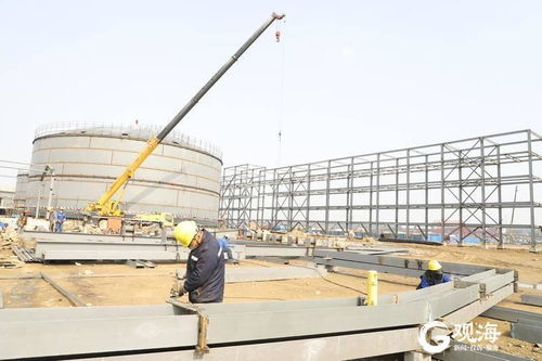 山东港口青岛港液体化工码头建设工程加速施工
