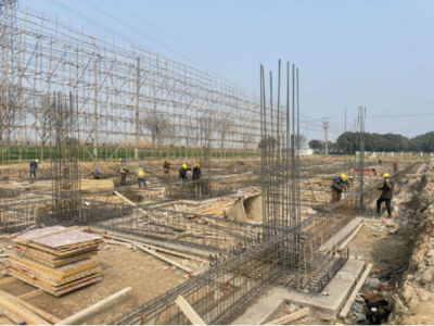 江苏如东 项目施工现场“热力图”持续升温 项目建设“冲锋号”响彻云霄